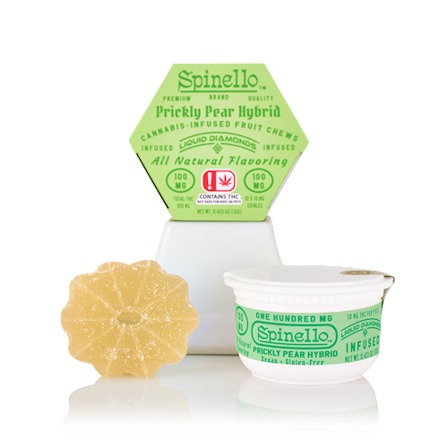 Prickly Pear Hybrid 100mg THC Liquid Diamonds - Spinello