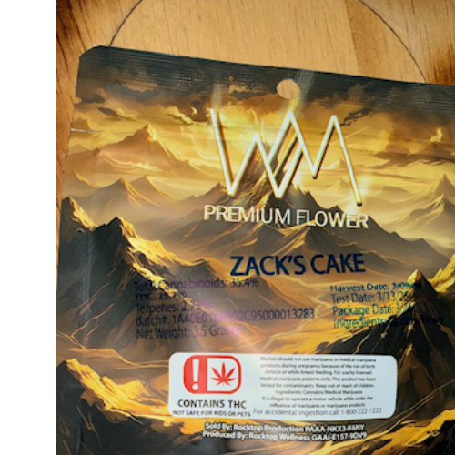 4-1 - Zack's Cake - Zack's Cake. - 3.5g