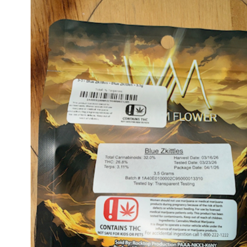 3-3 - Blue Zkittles - Blue Zkittles - 3.5g