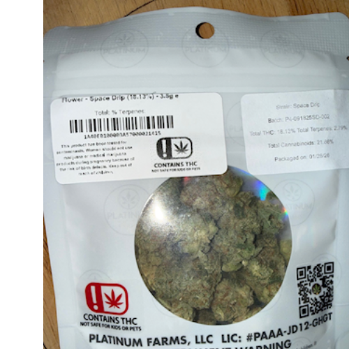 Flower - Space Drip (18.13%) - 3.5g e