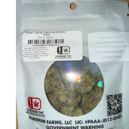 Flower - Dante's Inferno #6 (27.34%) - 3.5g e