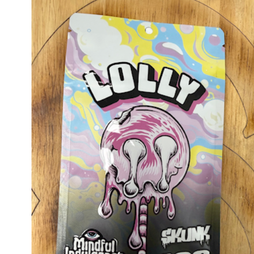 Mindful Indulgence - LOLLY - Nano Rosin Lollipop - Skunk - Lemon Berry - 100mg