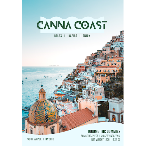 Canna Coast - Sour Apple - 1000mg