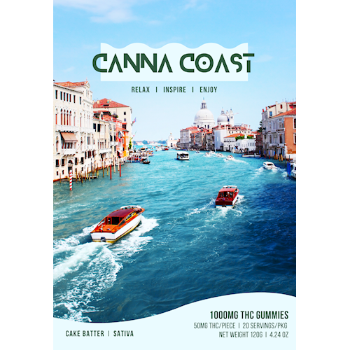 Canna Coast - Cake Batter - 1000mg