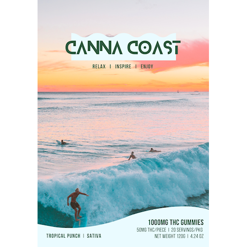 Canna Coast - Tropical Punch - 1000mg