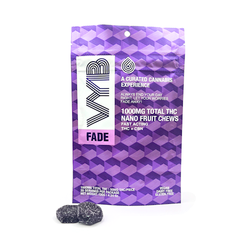 VYB Nano Fruit Chews 1000mg - Fade - Watermelon