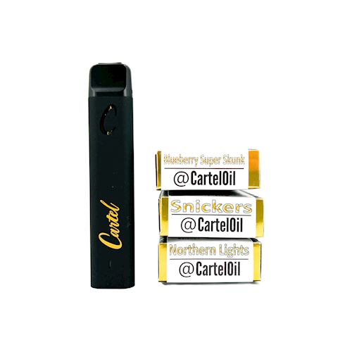 Cartel Oil Co | Disposable | Live Resin | Sativa | Snow Dog | 3g