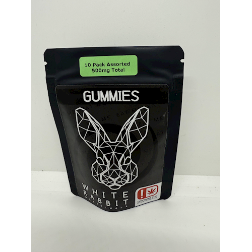 White Rabbit 10pk 500mg Gummies Assorted