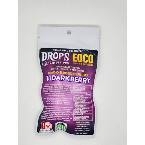 Bee Elevated Drops - Darkberry - 1:1 Tincture